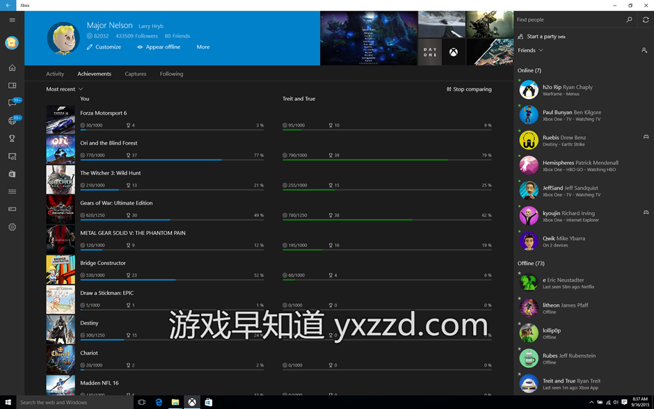 Win10自带Xbox APP与Xbox360更新 全平台加速对接Xboxone-游戏早知道